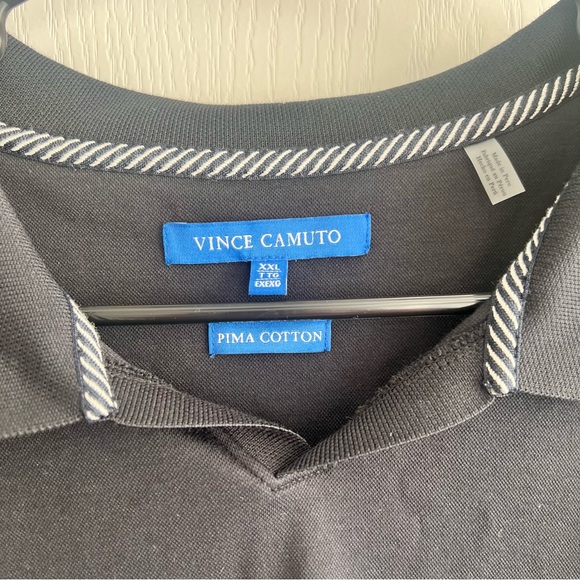 Vince Camuto Men’s Black Polo - Picture 3 of 3